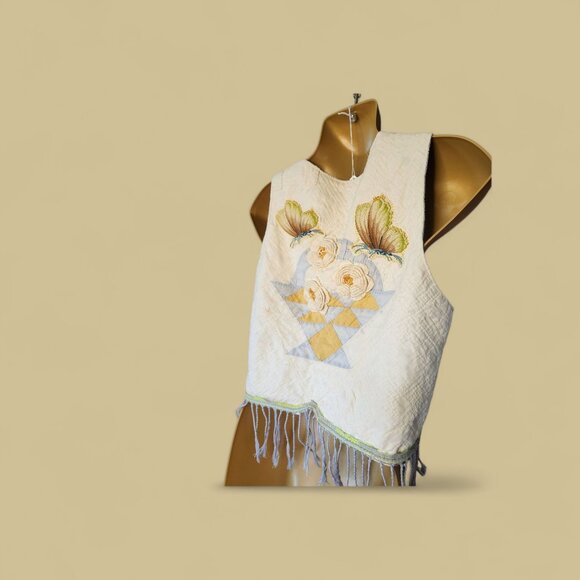 VEST AND HAT SET *HANDMADE* SIZE SMALL - Picture 2 of 8